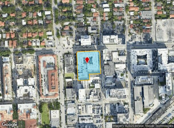  3880 Bird Rd, Miami, FL Parcel Map