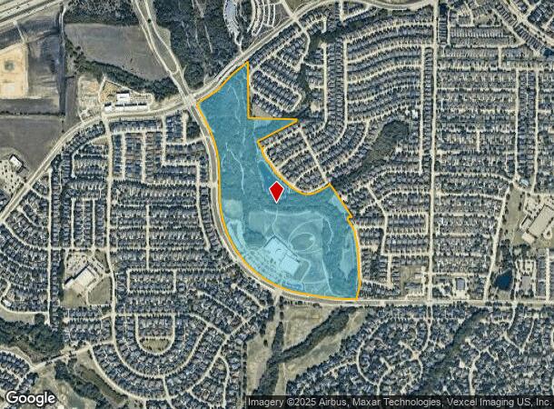 1680 W Exchange Pkwy, Allen, TX Parcel Map
