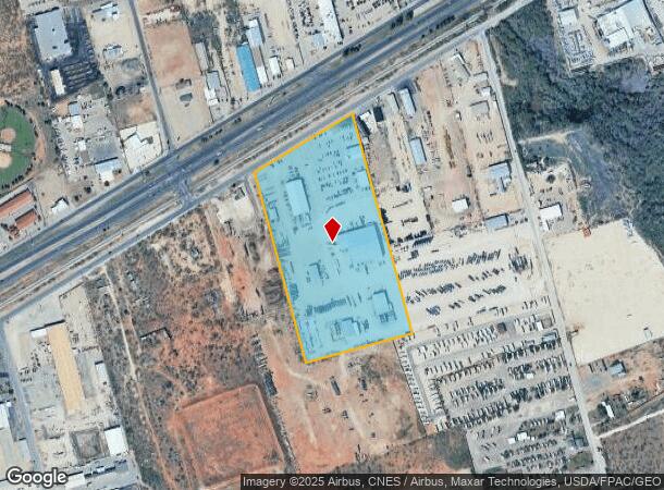  4517 W Industrial Ave, Midland, TX Parcel Map