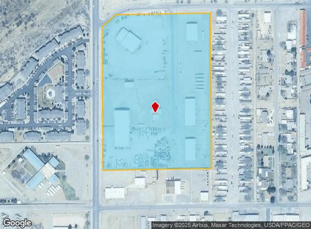 401 W Fiesta Dr, Carlsbad, NM Parcel Map