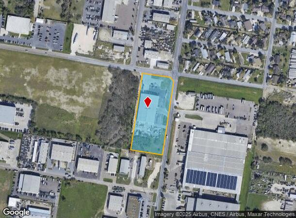 1201 W Warren St, Pharr, TX Parcel Map