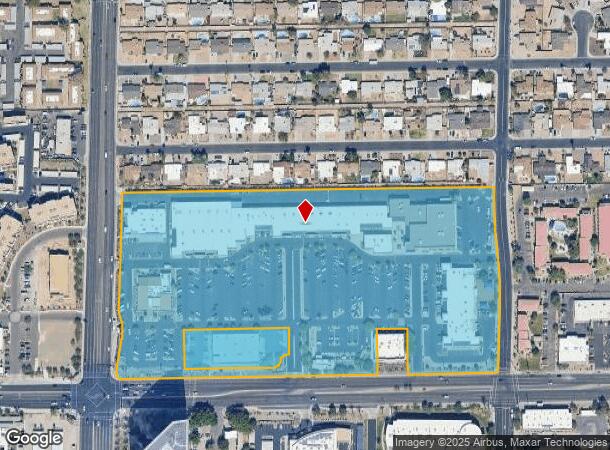 1110 W Southern Ave, Mesa, AZ Parcel Map