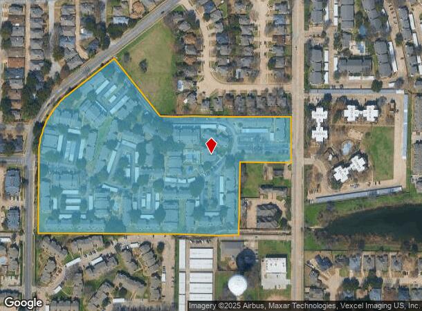  1615 Stoneleigh Ct, Arlington, TX Parcel Map