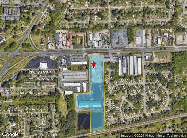  3316 S Military Hwy, Chesapeake, VA Parcel Map