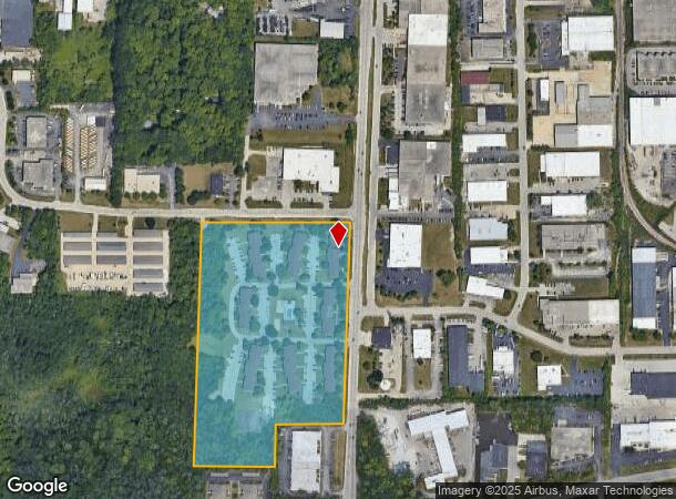 2505 S Calhoun Rd, New Berlin, WI Parcel Map