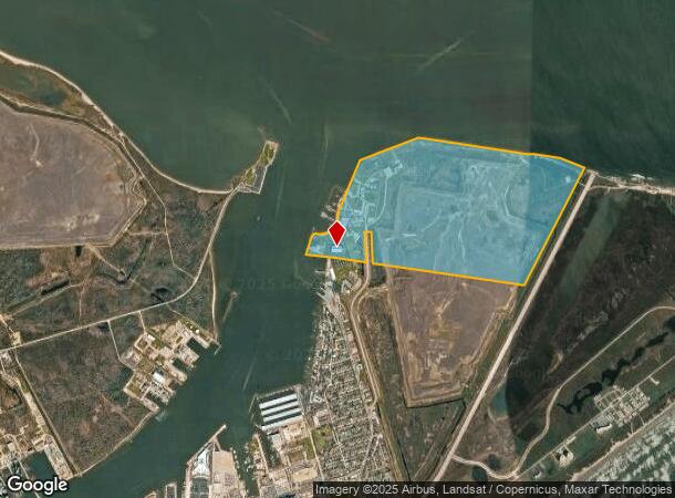 3000 Fort Point Rd, Galveston, TX Parcel Map
