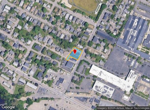  165 Willow St, Waltham, MA Parcel Map