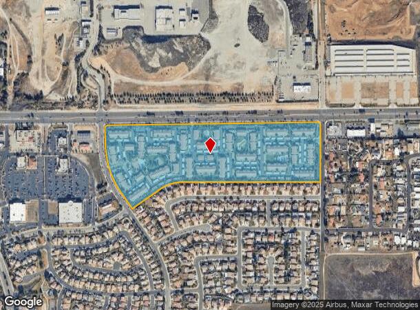  7450 Northrop Dr, Riverside, CA Parcel Map