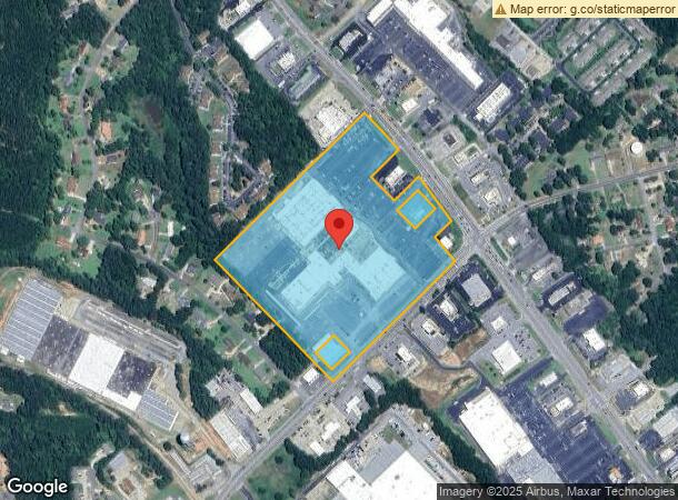  2400 N Columbia St, Milledgeville, GA Parcel Map