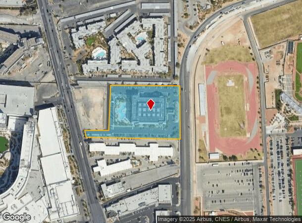  4315 University Center Dr, Las Vegas, NV Parcel Map