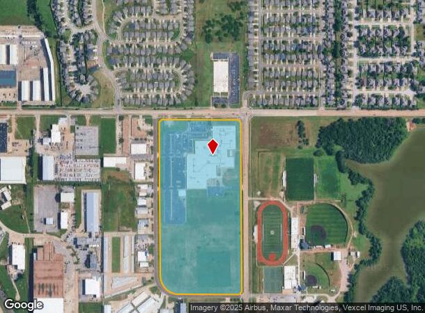 600 W Rock Creek Rd, Norman, OK Parcel Map