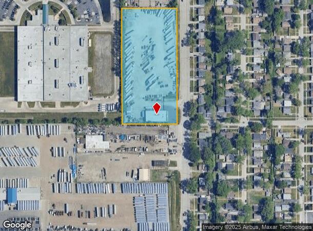  16400 Robey Ave, Markham, IL Parcel Map