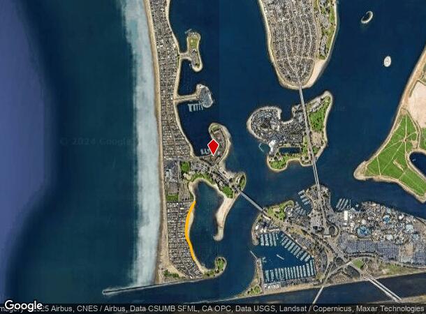  998 W Mission Bay Dr, San Diego, CA Parcel Map