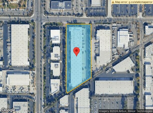  1660 Iowa Ave, Riverside, CA Parcel Map