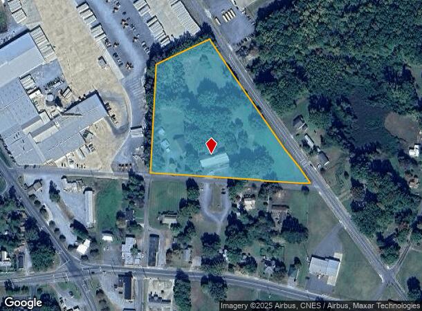 250 East Ave, Seagrove, NC Parcel Map