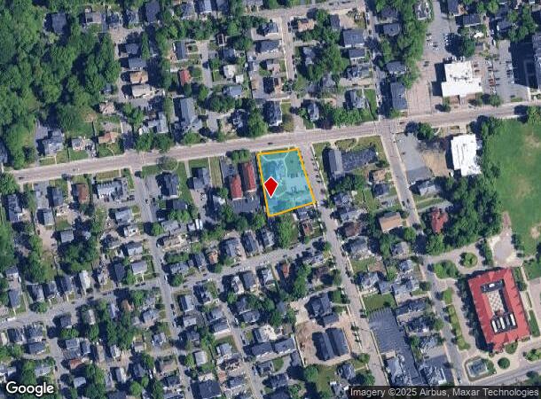  206 W Elm St, Brockton, MA Parcel Map