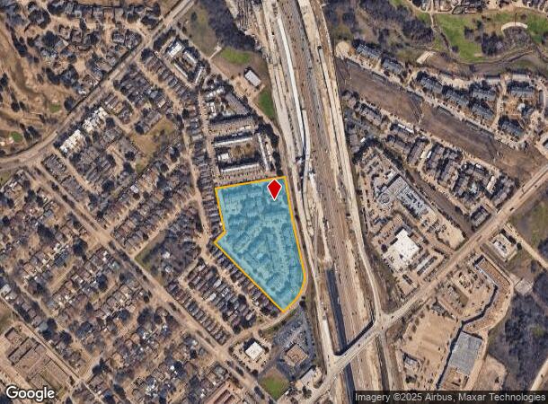 2101 Pinehurst Ln, Mesquite, TX Parcel Map