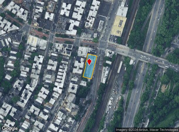  3349 Webster Ave, Bronx, NY Parcel Map