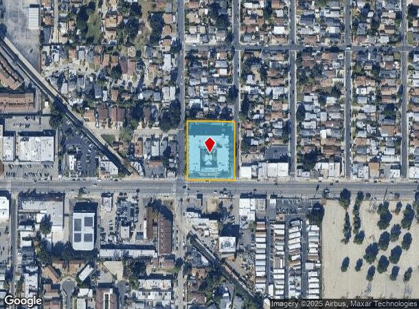  8155 Foothill Blvd, Sunland, CA Parcel Map