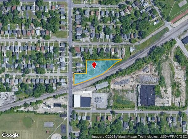  1155 Washington Ave, Lorain, OH Parcel Map