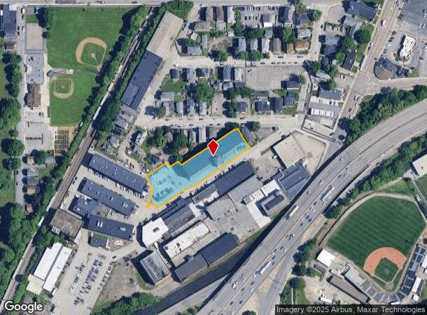 1 Brussels St, Worcester, MA Parcel Map