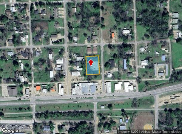  155 N Walnut St, Blossom, TX Parcel Map