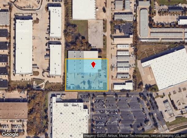  650 Industrial Blvd, Grapevine, TX Parcel Map