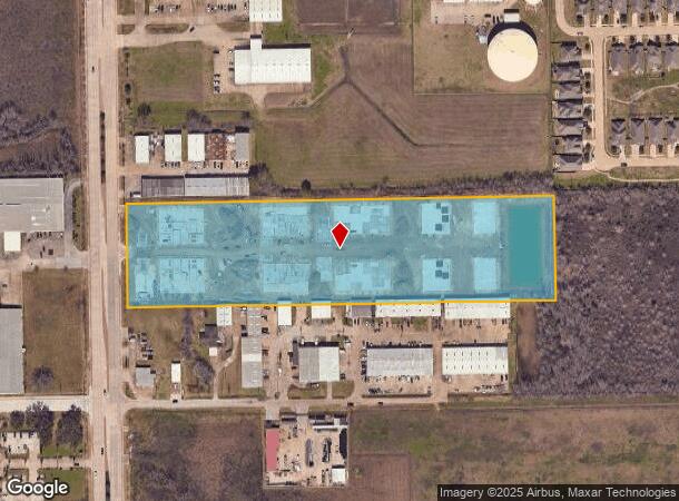  1613 N Main St, Pearland, TX Parcel Map