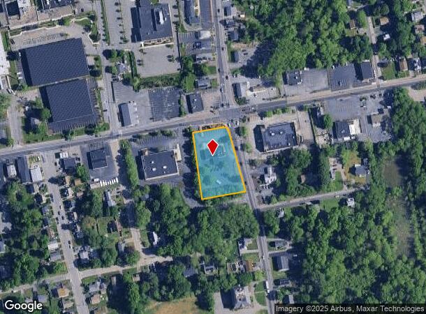  747 Centre St, Brockton, MA Parcel Map