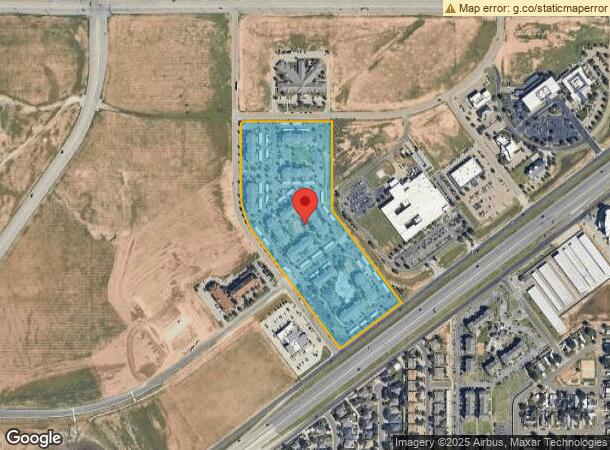  210 N Winston Ave, Lubbock, TX Parcel Map