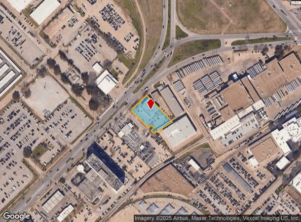  3448 W Mockingbird Ln, Dallas, TX Parcel Map