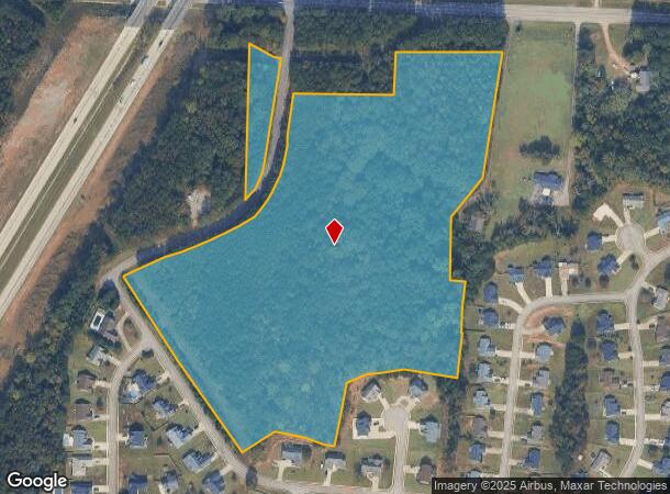 1708 Upper Big Springs Rd, Lagrange, GA Parcel Map