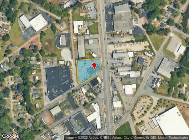 1201 Poinsett Hwy, Greenville, SC Parcel Map
