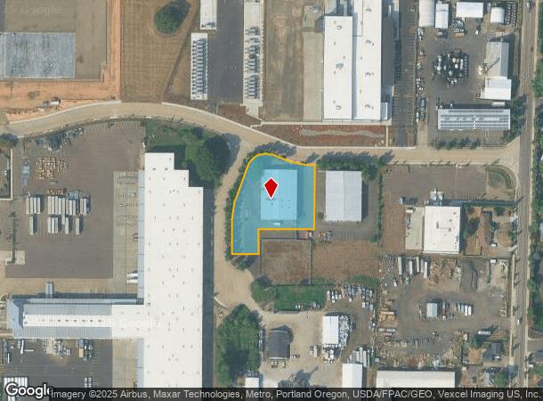 707 N Holladay St, Cornelius, OR Parcel Map