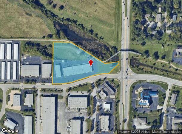  1805 W Sunset St, Springfield, MO Parcel Map