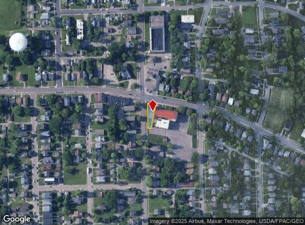  828 W Fairview Ave, Dayton, OH Parcel Map