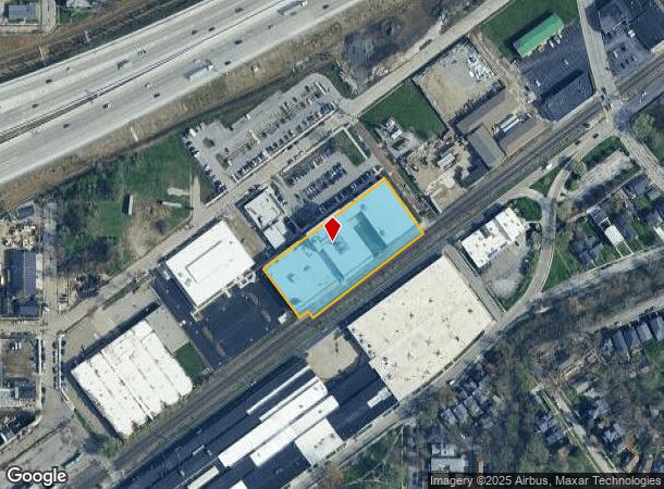 1409 Roosevelt Ave, Indianapolis, IN Parcel Map
