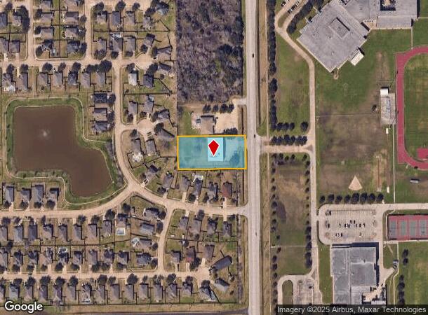 3222 Manvel Rd, Pearland, TX Parcel Map