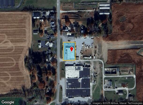  521 S First St, Pierceton, IN Parcel Map