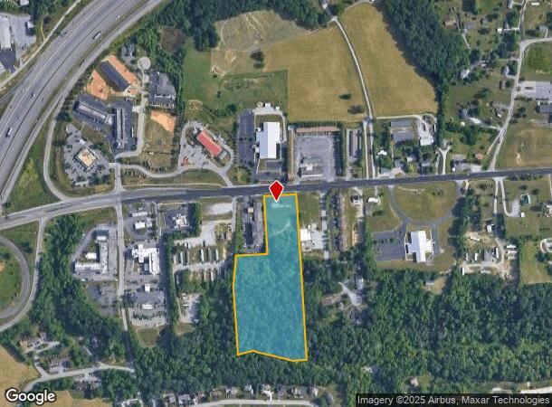 2735 Roanoke St, Christiansburg, VA Parcel Map