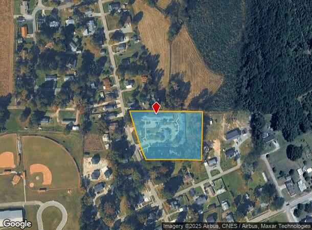  306 W Main St, Selma, NC Parcel Map