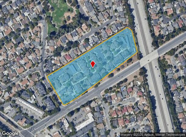  1902 Lakewood Dr, San Jose, CA Parcel Map