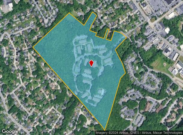  232 Sunderland Rd, Worcester, MA Parcel Map