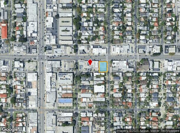  6900 Melrose Ave, Los Angeles, CA Parcel Map