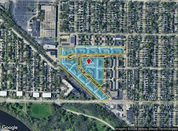  240 E Chateau Pl, Milwaukee, WI Parcel Map