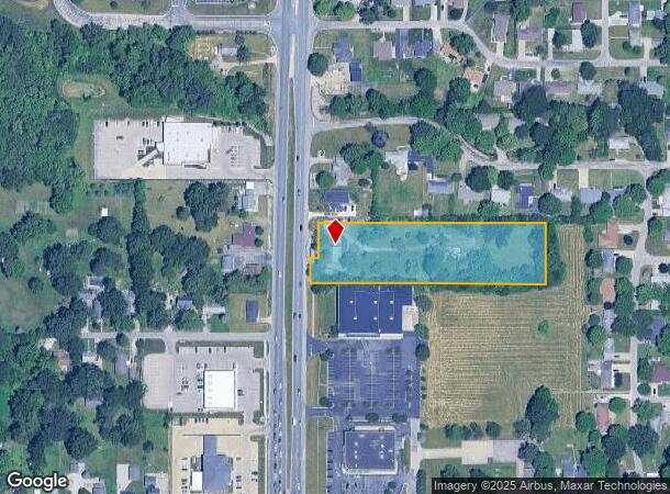  3614 S Scatterfield Rd, Anderson, IN Parcel Map