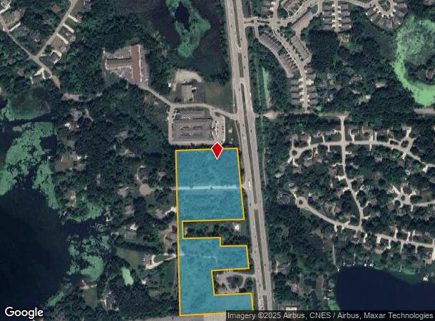 823 N Lapeer Rd, Lake Orion, MI Parcel Map