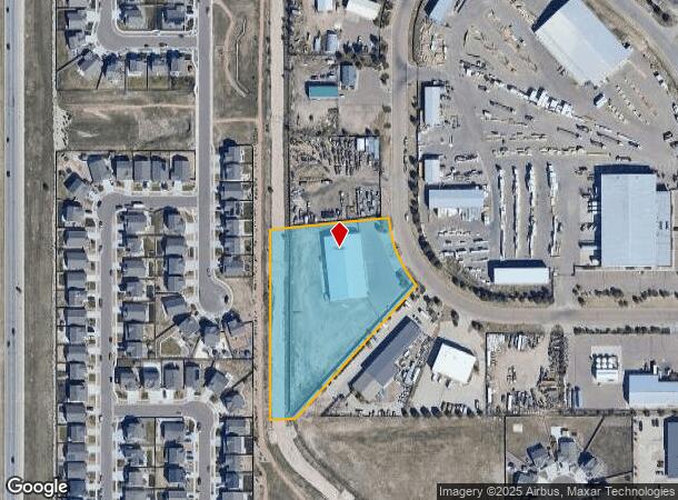  7885 Red Granite Loop, Colorado Springs, CO Parcel Map