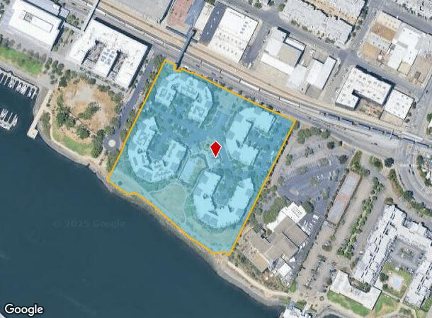 99 Embarcadero W, Oakland, CA Parcel Map