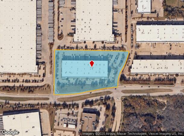  1600 Lakeside Pky, Flower Mound, TX Parcel Map